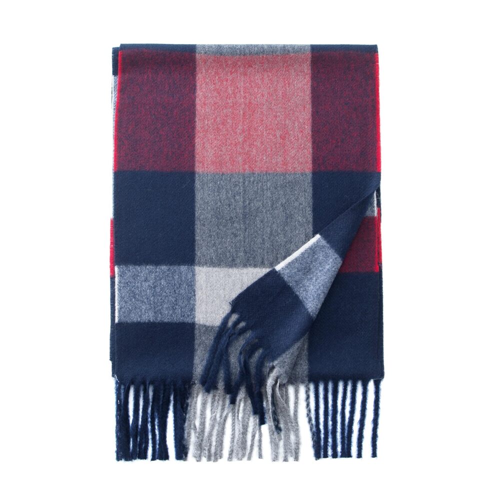4904 Ultra-Soft Cashmere Feel Scarf Soft Winter Ombre Nova Buffalo Tartan